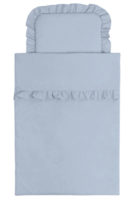 2-delna posteljnina za obposteljno posteljo z volančki BLUE