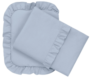 2-delna posteljnina za obposteljno posteljo z volančki BLUE